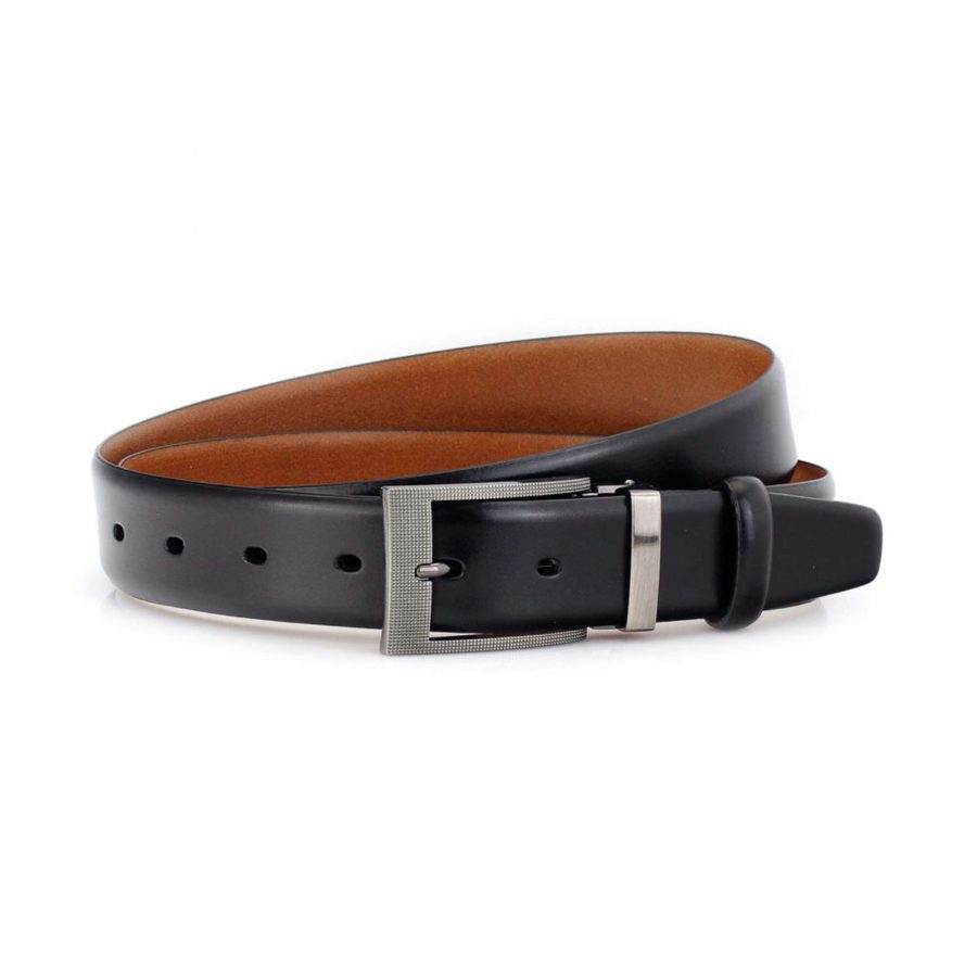 men formal belt with stylish buckle 1 3 8 inch 1