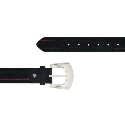 mom jeans belt black suede real leather 1