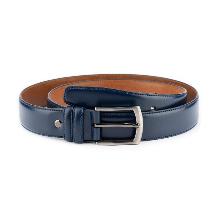 navy blue leather belt for men 1 28 40 usd35