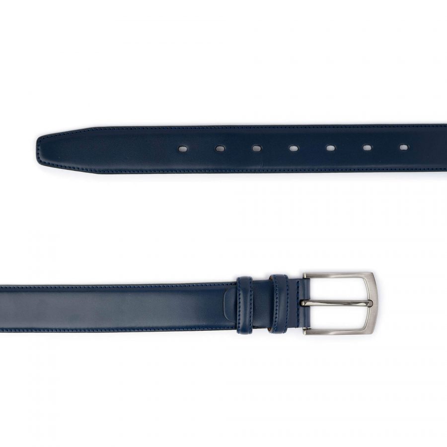 navy blue leather belt for men 3