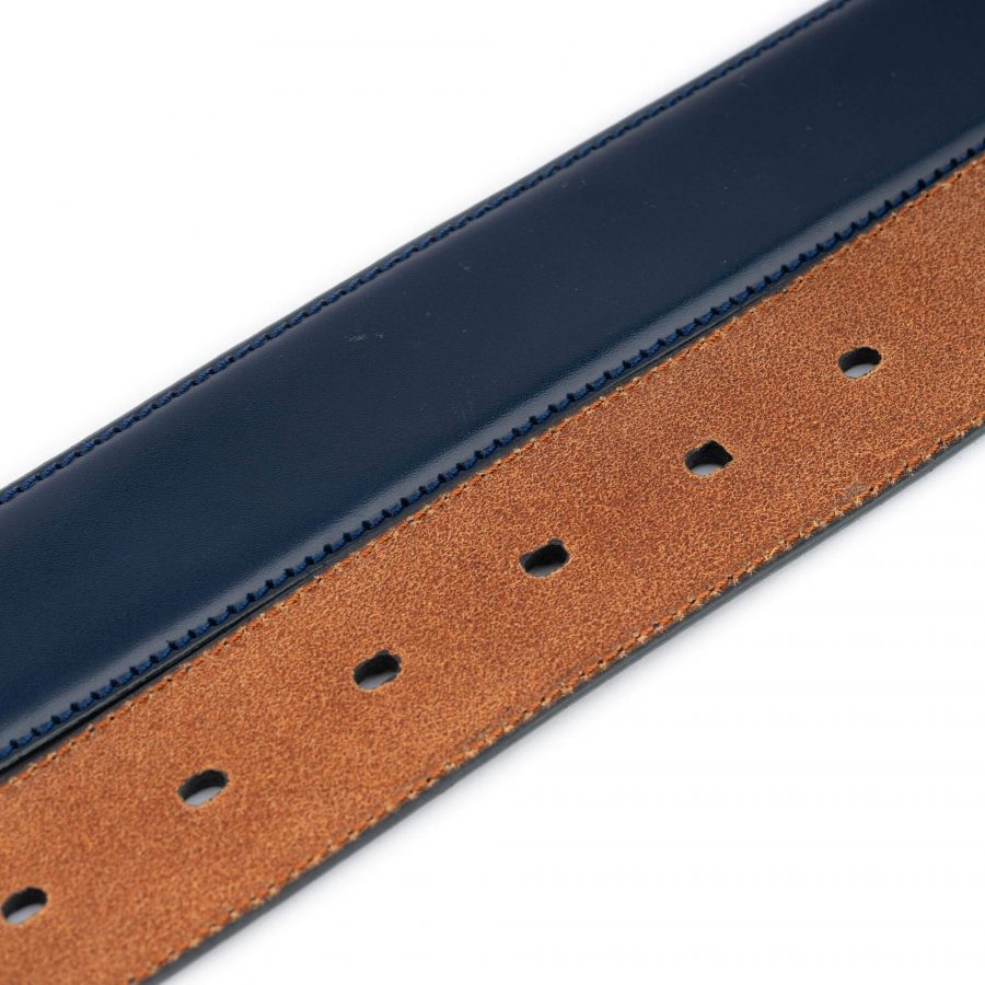 navy blue leather belt for men 4