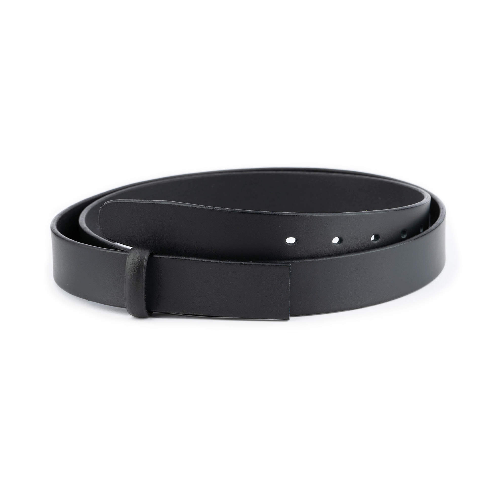Buy Replacement Black Leather Strap For Belt 3.0 Cm