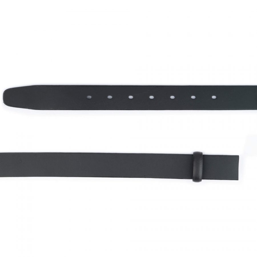 replacement black leather strap for belt 3 0 cm 2