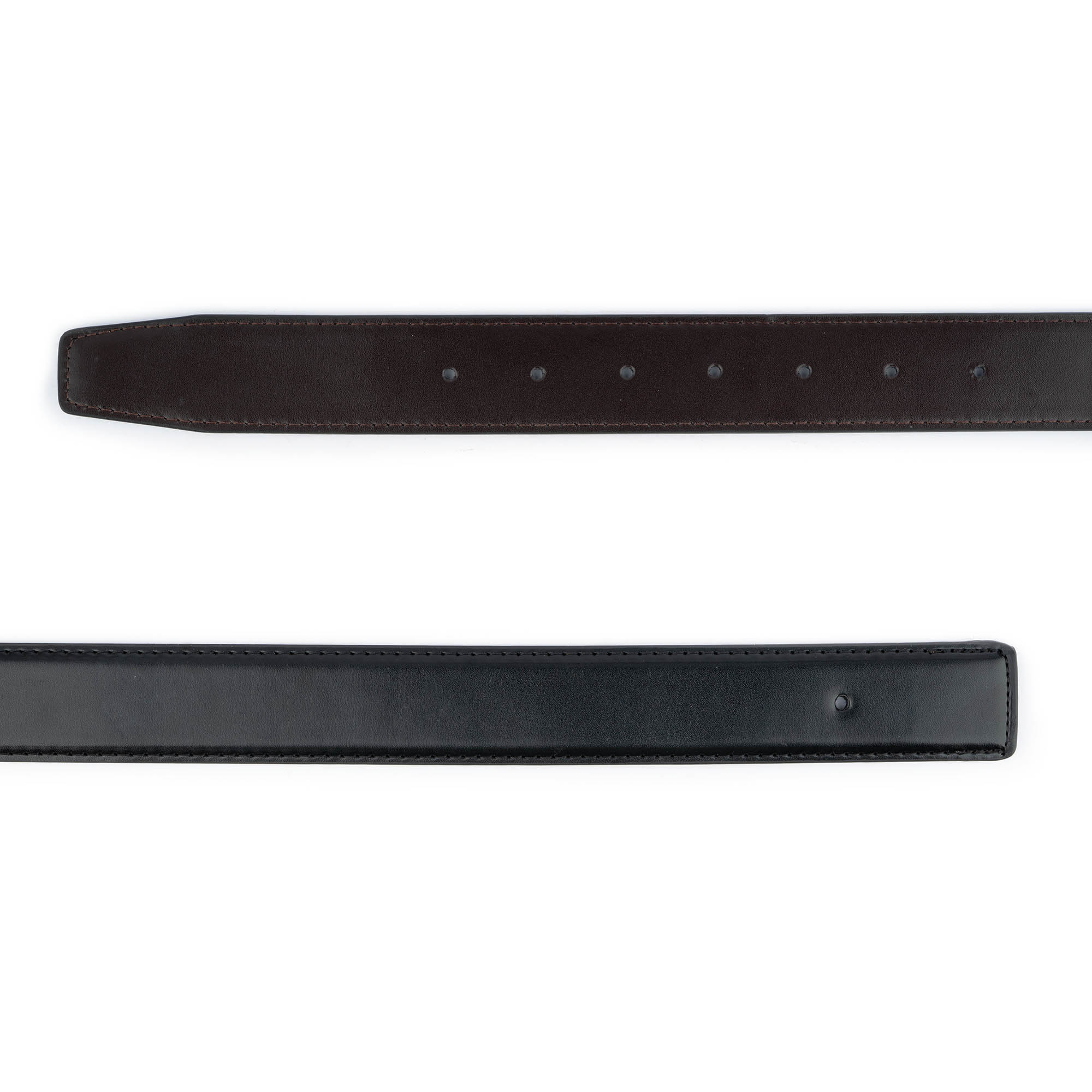 Buy Reversible Vegan Leather Belt Strap With Hole For Buckle