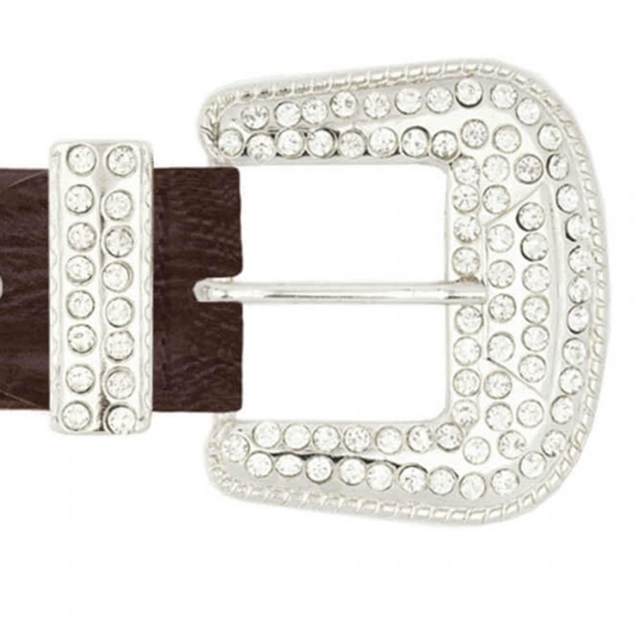 rhinestone buckle western belt for ladies copy