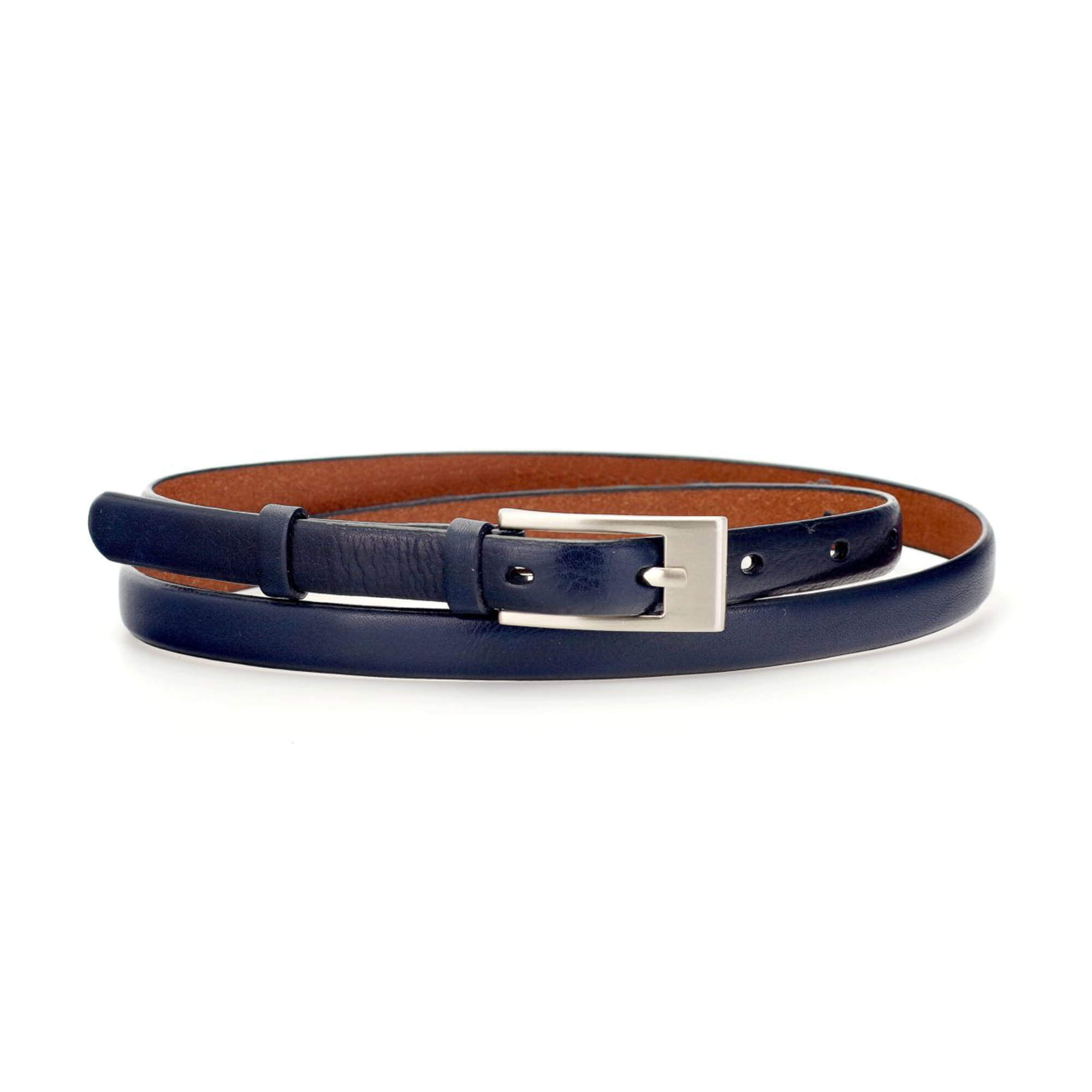 Blue Skinny Belt | atelier-yuwa.ciao.jp