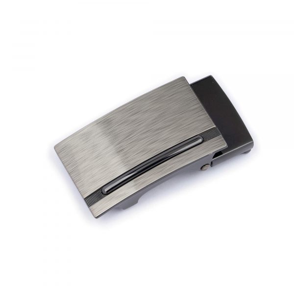 Silver Metal Belt Buckle Double Bar Buckle 35mm Adjuster Buckle
