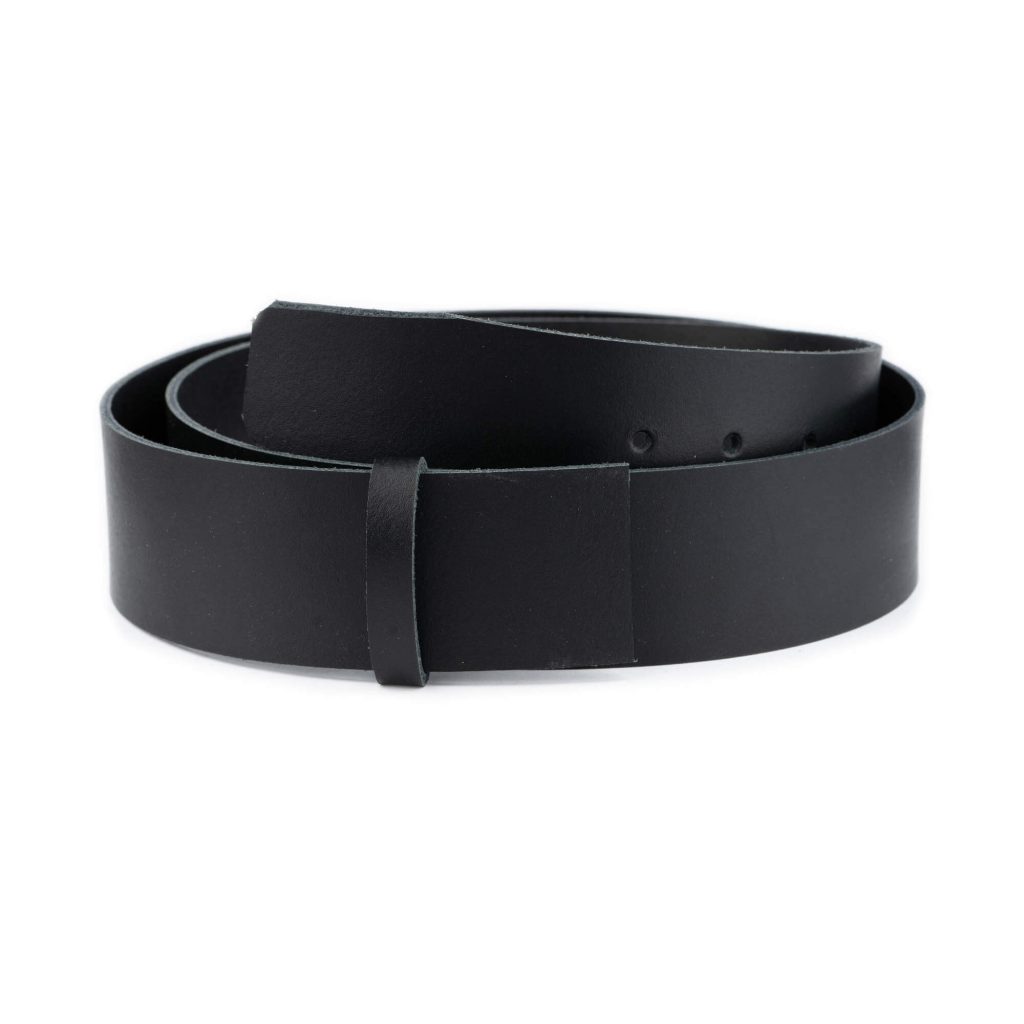 Buy 2 Inch Wide Black Leather Belt Strap Replacement