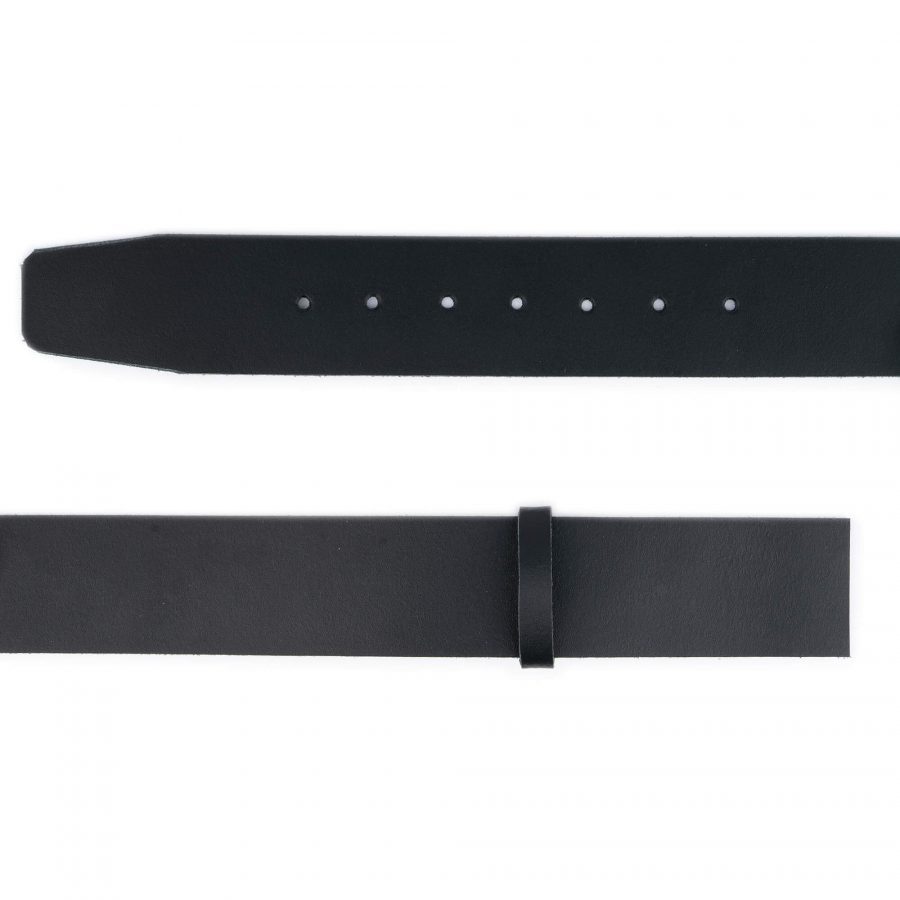 2 inch wide black leather belt strap replacement 2