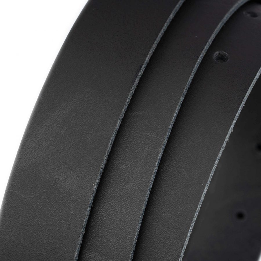 black belt leather strap replacement 2 5 cm genuine leather 4