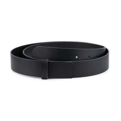 black belt strap without buckle replacement 3 5 cm leather 1