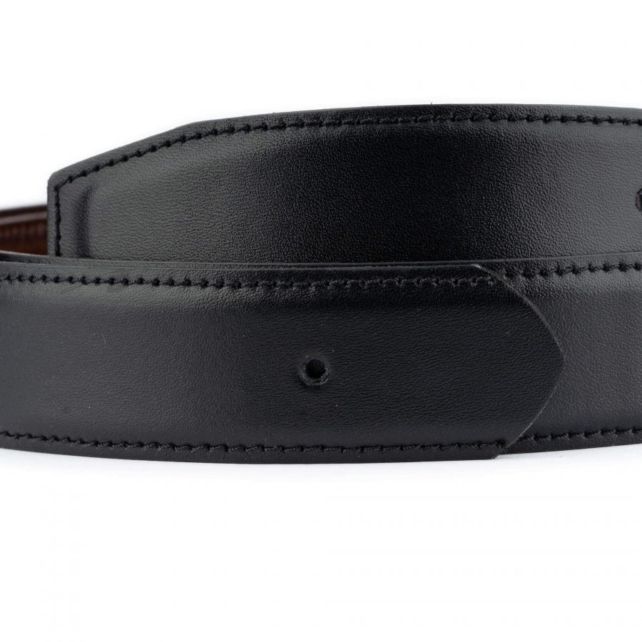black brown reversible belt strap replacement for buckles 3 5 cm 2