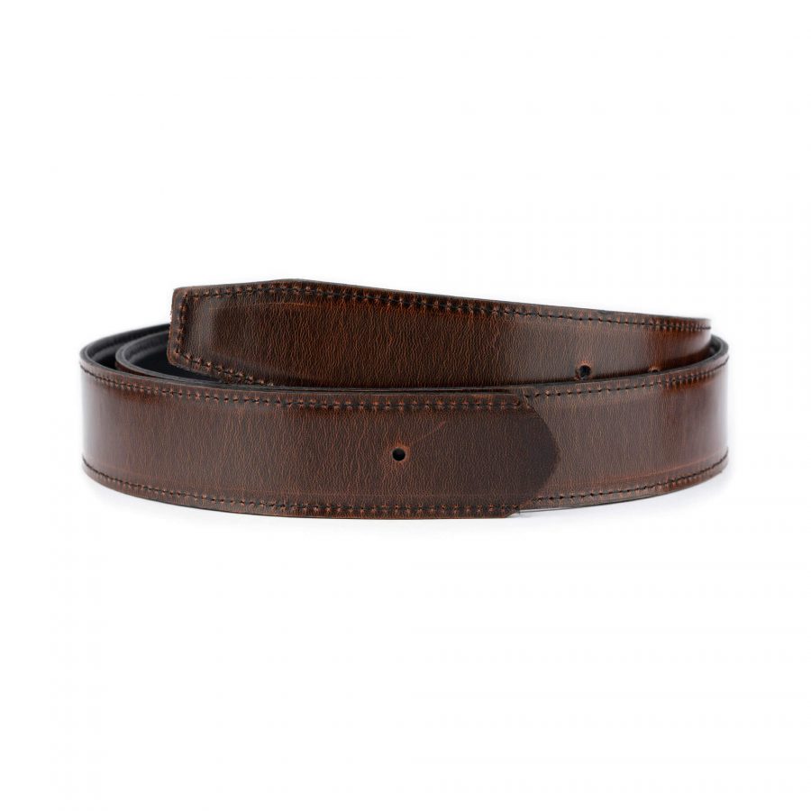 black brown reversible belt strap replacement for buckles 3 5 cm 5