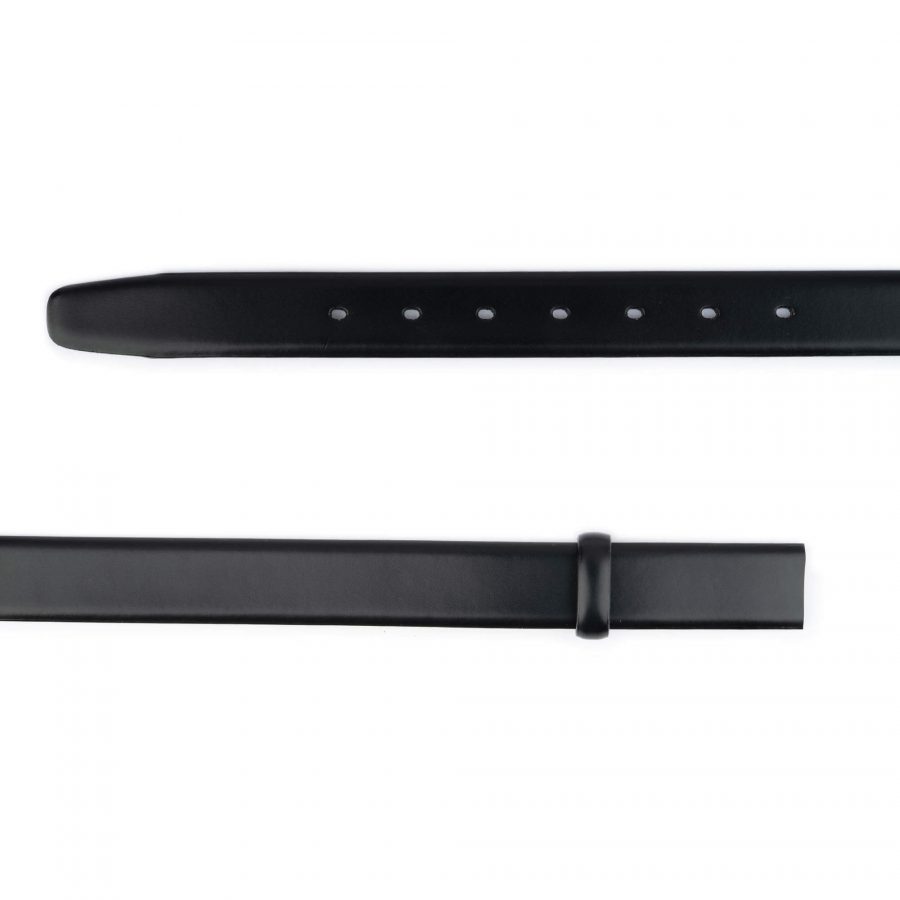 black leather buckle strap replacement for mens belts 30 mm 3