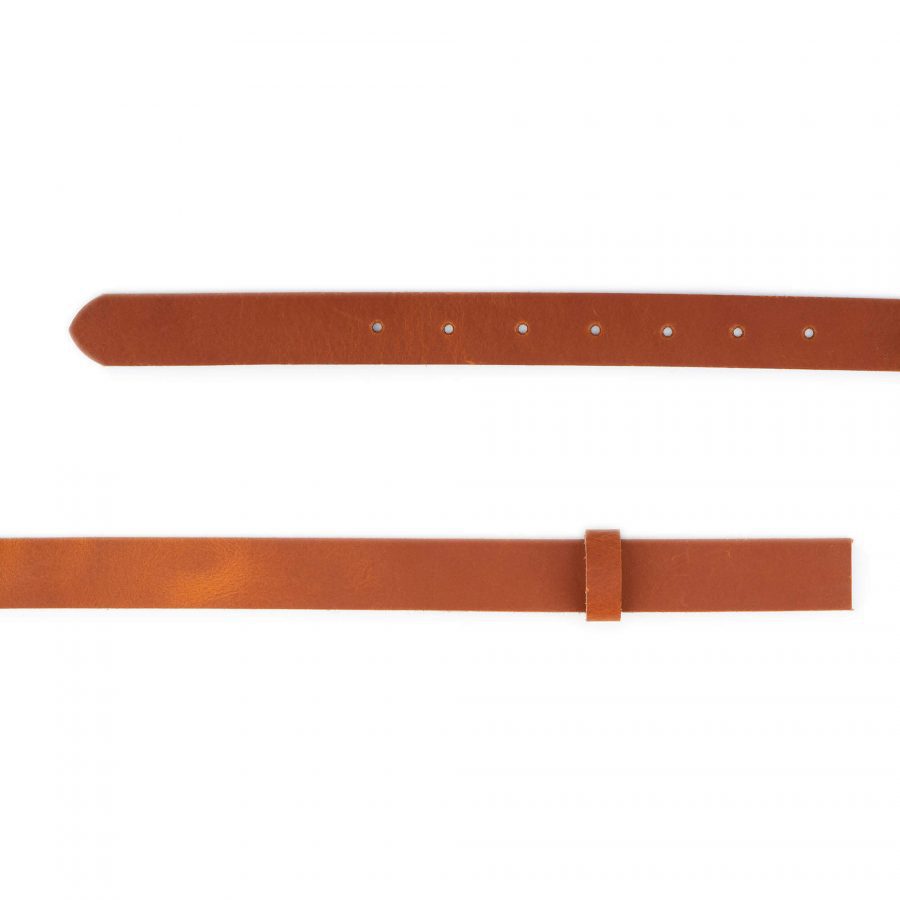cognac belt strap replacement 2 5 cm real leather 2