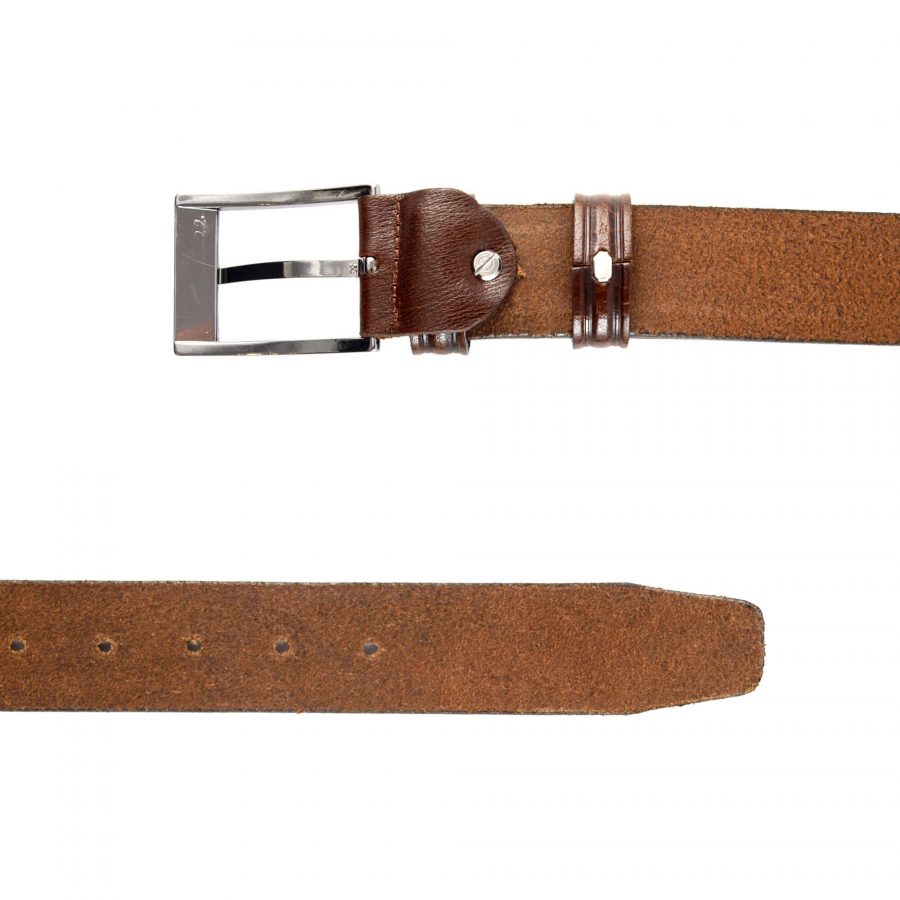 cool golf belt brown real leather 351106 2