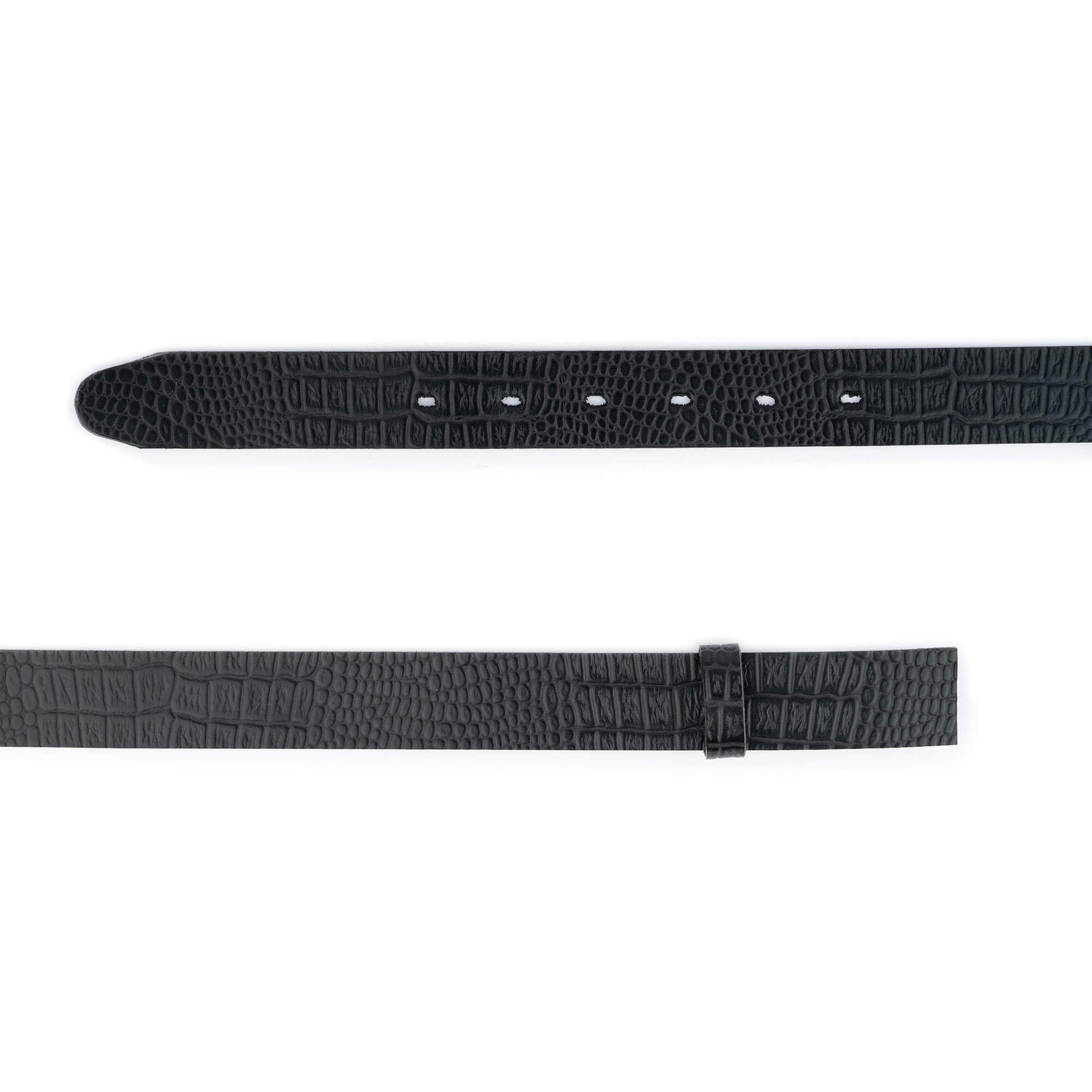 Buy Crocodile Embossed Leather Belt Strap Replacement 30 Mm
