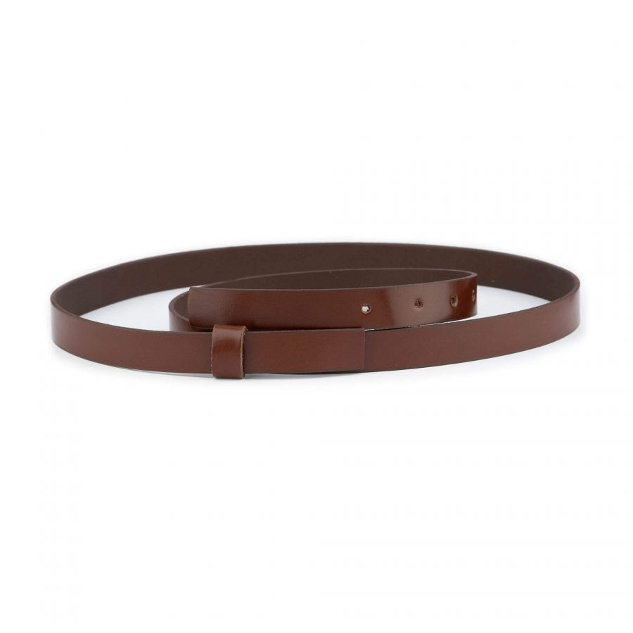 dark brown replacement belt straps for buckles 20 mm 1