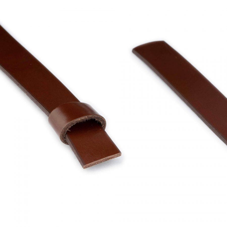 dark brown replacement belt straps for buckles 20 mm 3