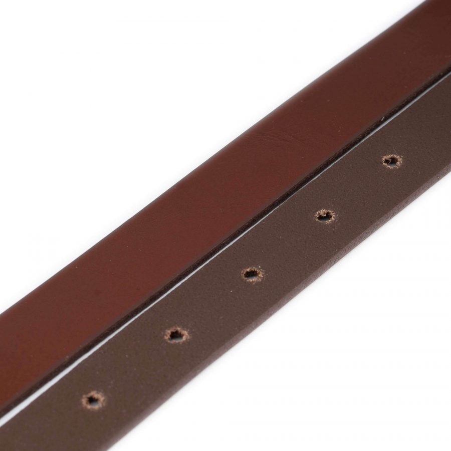 dark brown replacement belt straps for buckles 20 mm 4