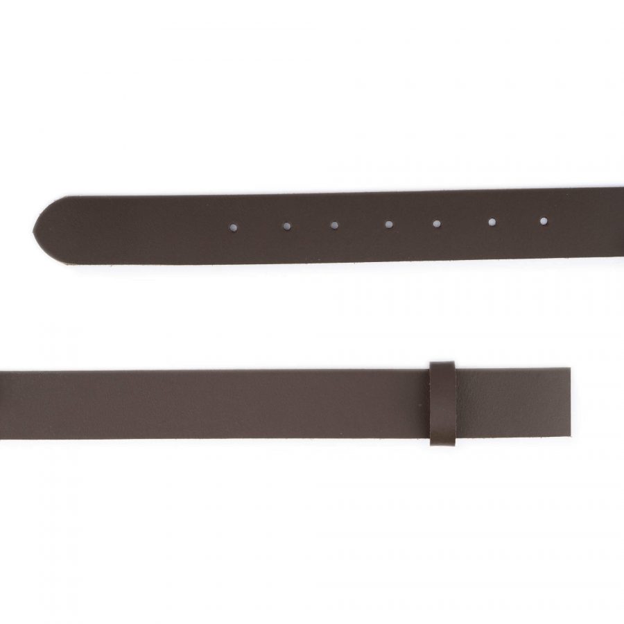 dark brown replacement belt straps for buckles 3 5 cm 2