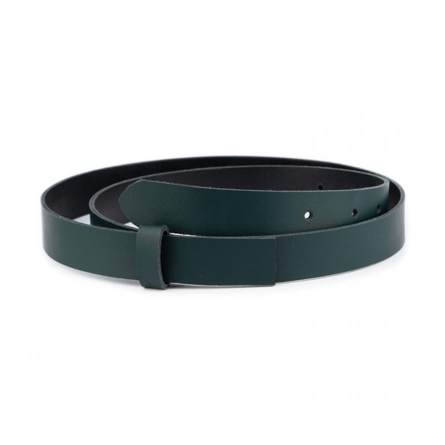 forest green belt leather strap replacement 2 5 cm 1