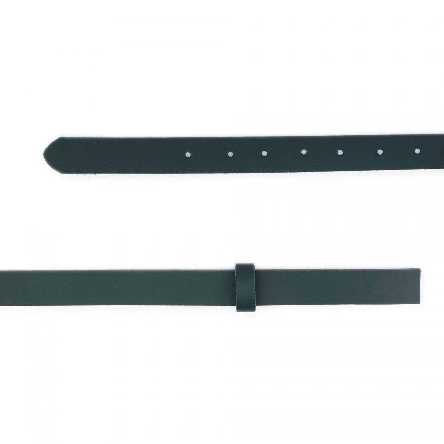 forest green belt leather strap replacement 2 5 cm 2