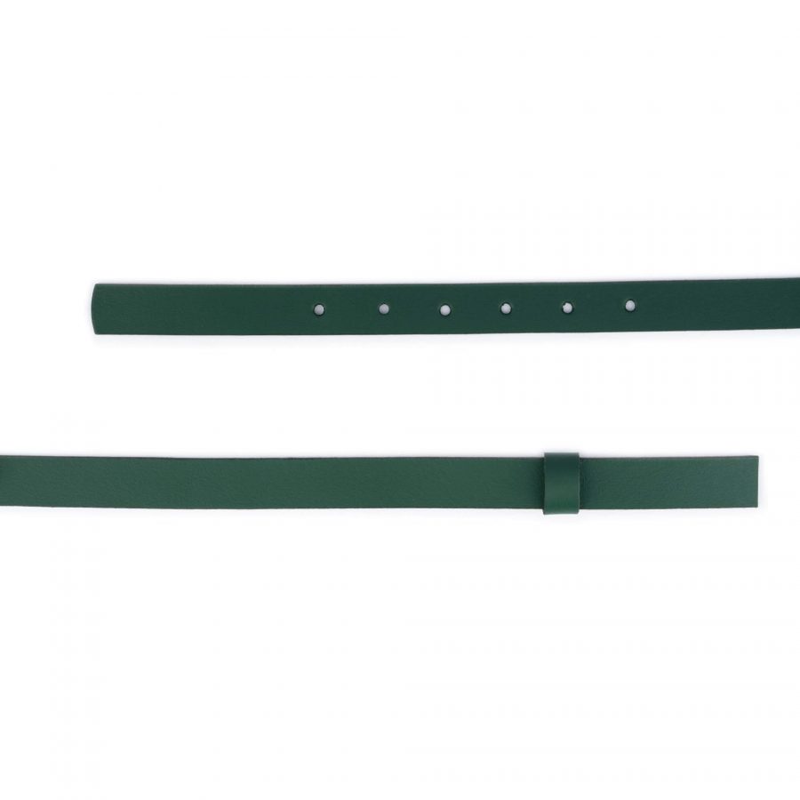 forest green leather strap for belt replacement 20 mm 3