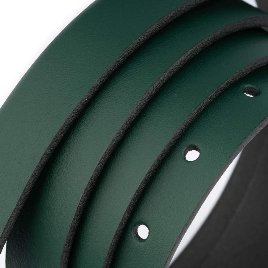 forest green leather strap for belt replacement 20 mm 5