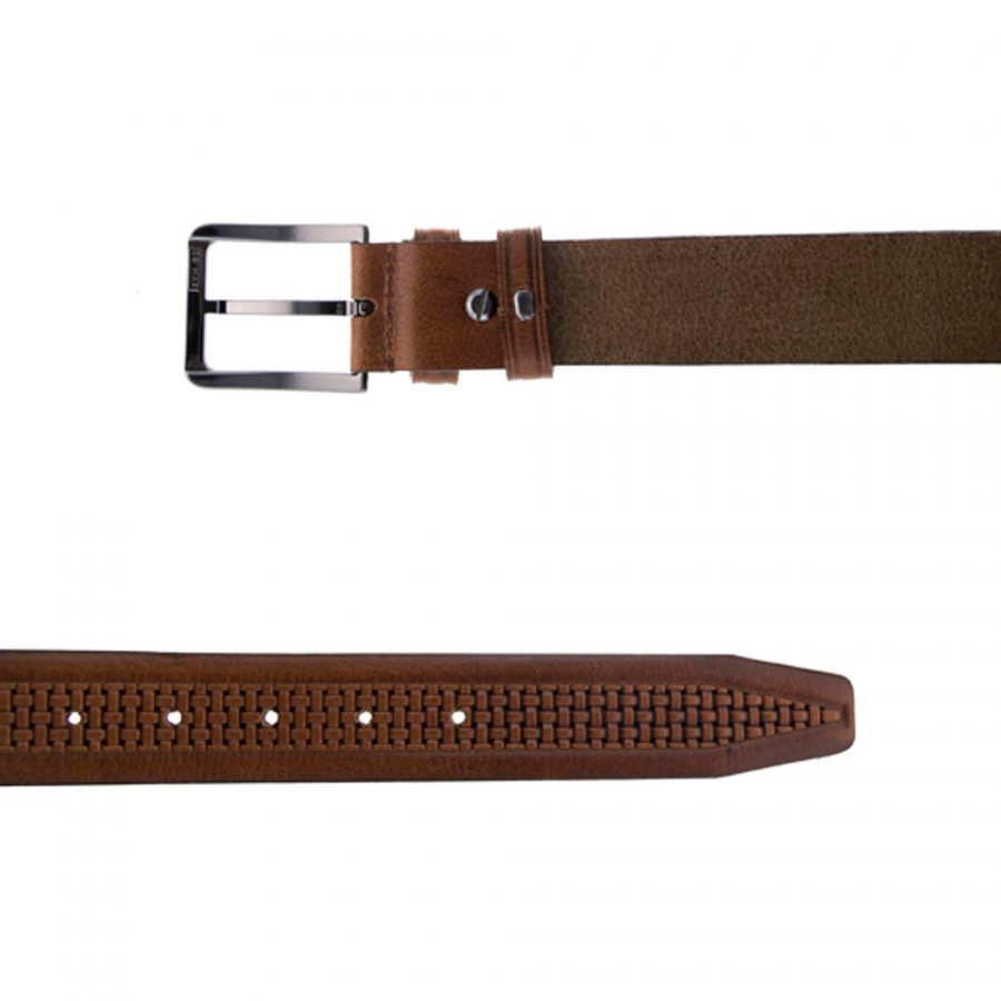 good leather belt brown mens 351136 2