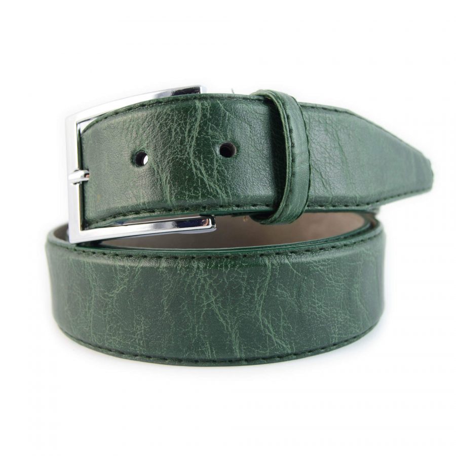 green leather belt for jeans 351122 1