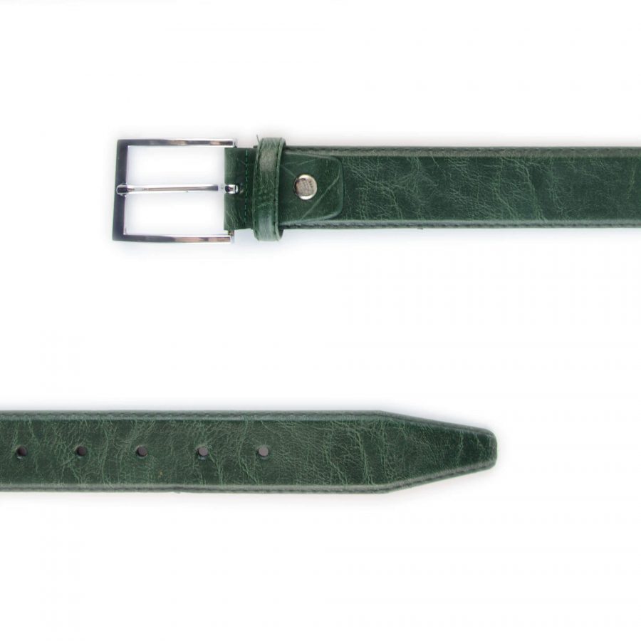 green leather belt for jeans 351122 2
