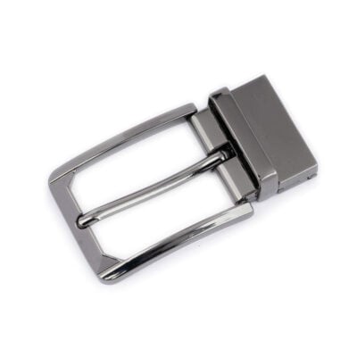 gunmetal reversible buckle for leather belt 3 5 cm 1 usd15