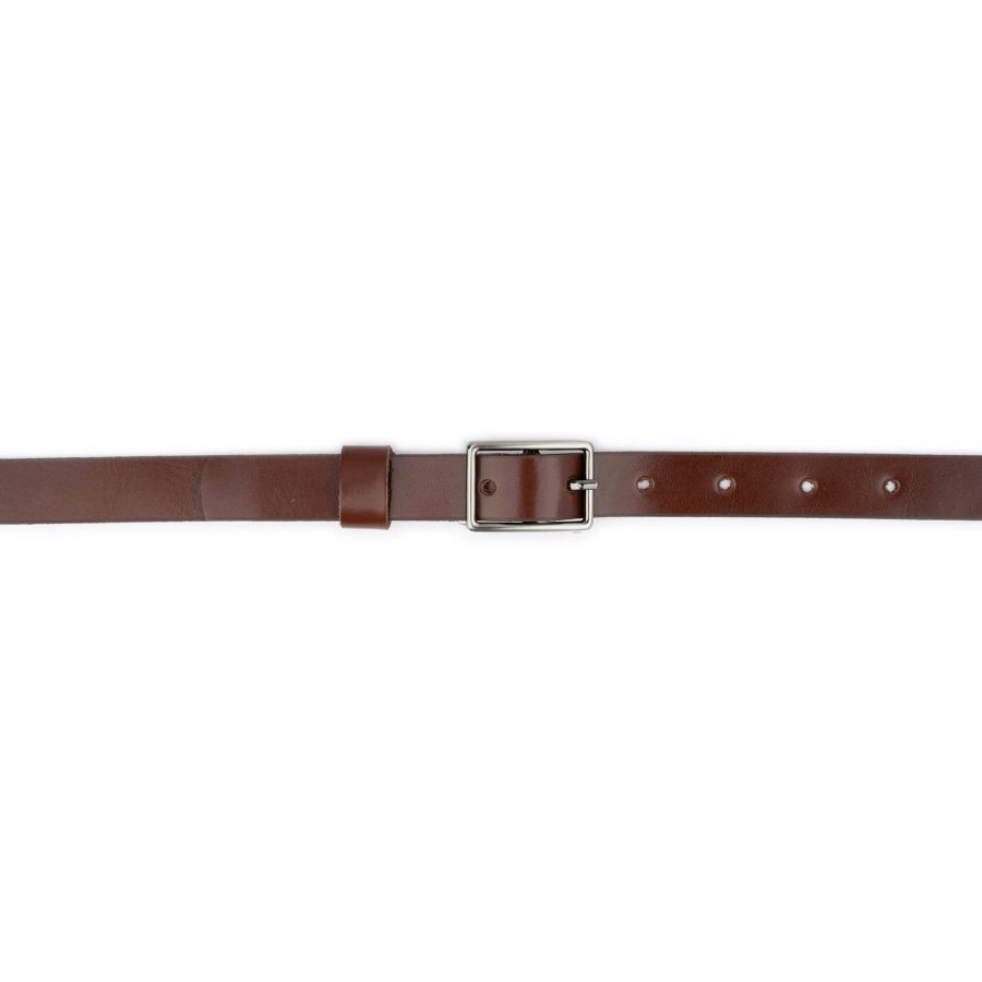 ladies brown belt for dresses real leather 2 0 cm 4