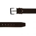 Spiff: Coffee Brown Suede Belt