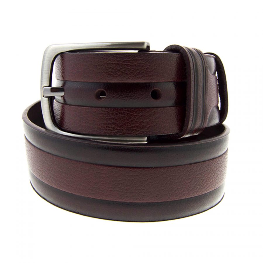 mens cordovan belt high quality leather 351134 1