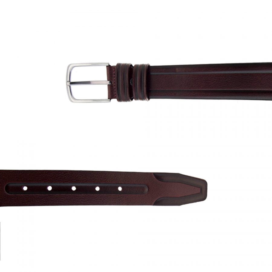 mens cordovan belt high quality leather 351134 3