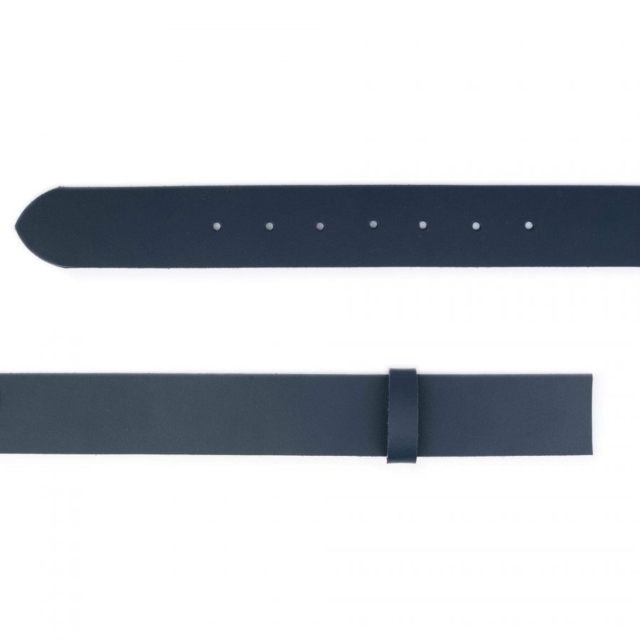 navy blue leather strap for belt replacement 4 0 cm 2