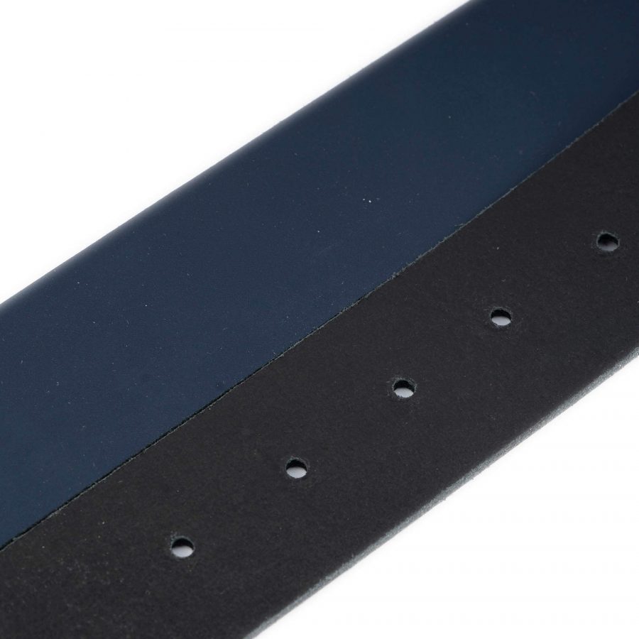 navy blue leather strap for belt replacement 4 0 cm 3