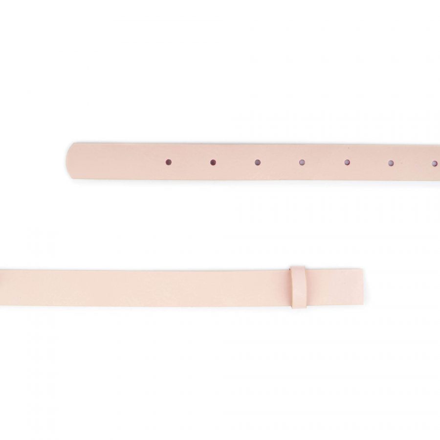 pink leather belt strap replacement 25 mm wide 3