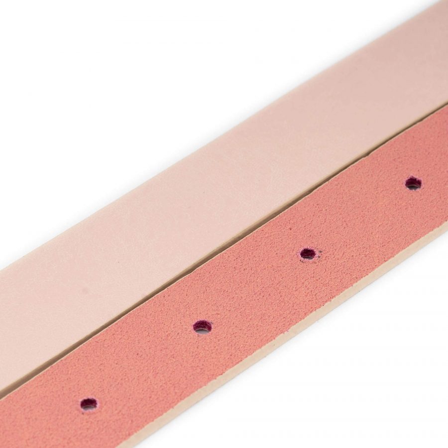 pink leather belt strap replacement 25 mm wide 5