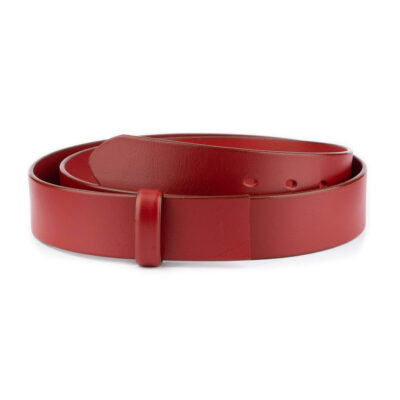 red leather belt strap replacement thick wide 4 0 cm 1