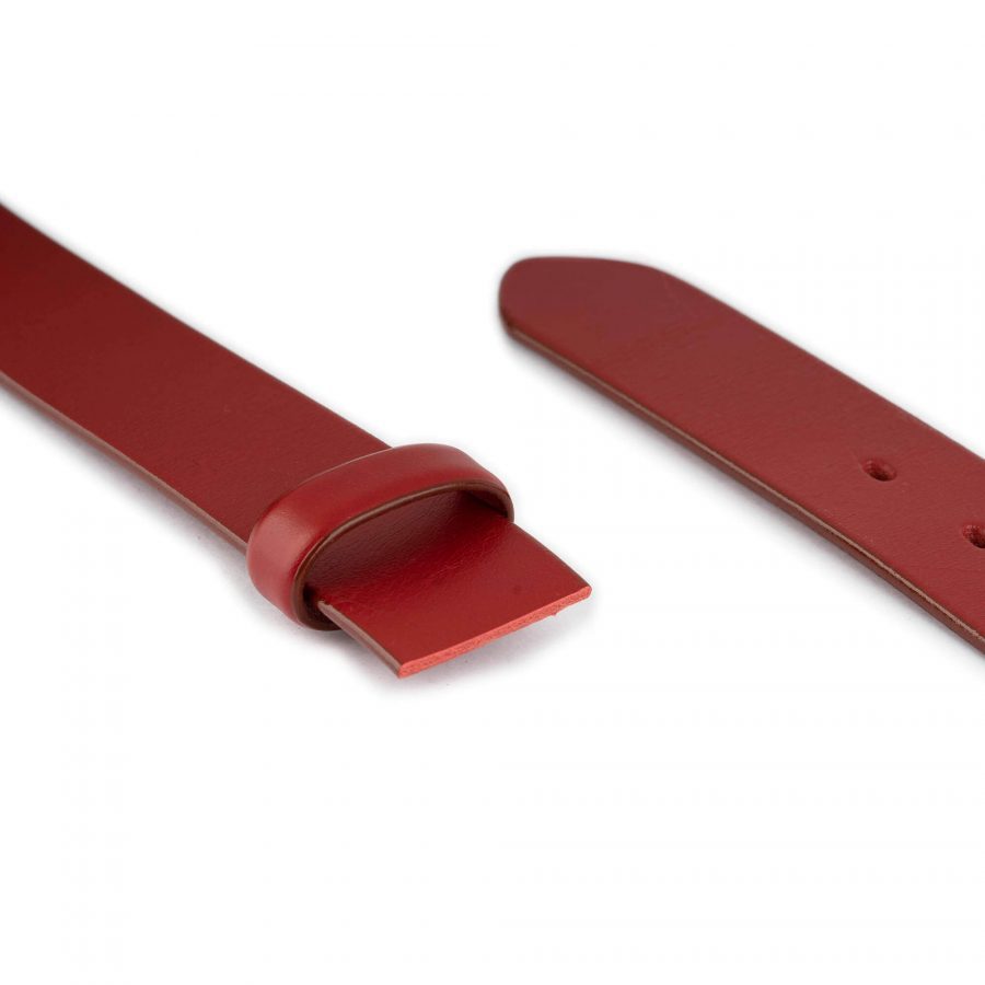 red leather belt strap replacement thick wide 4 0 cm 4