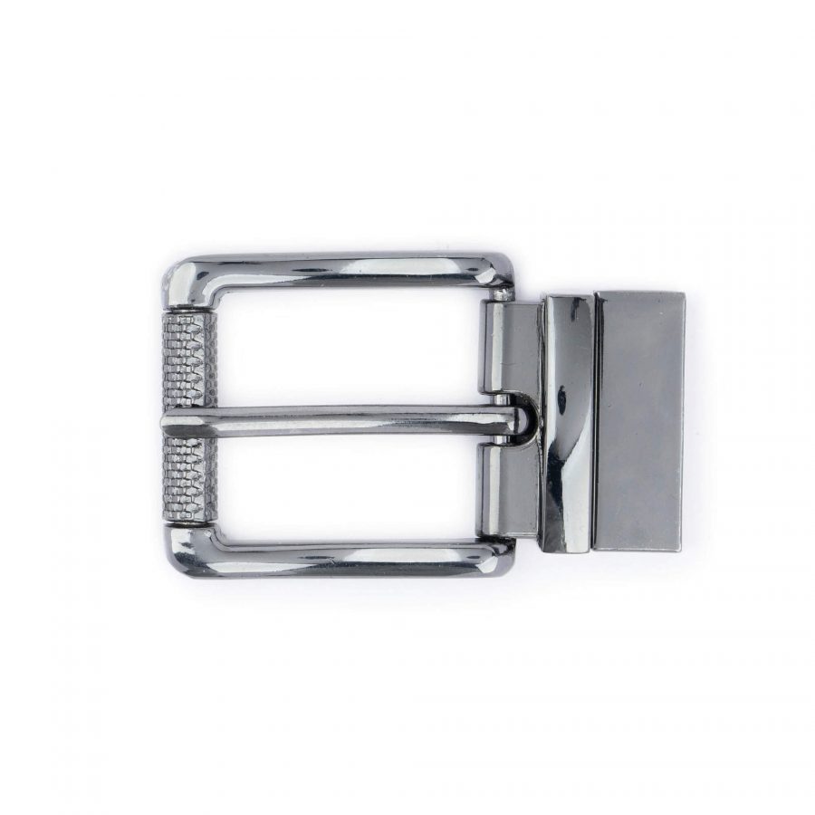 replacement belt buckle for men gunmetal roller 2