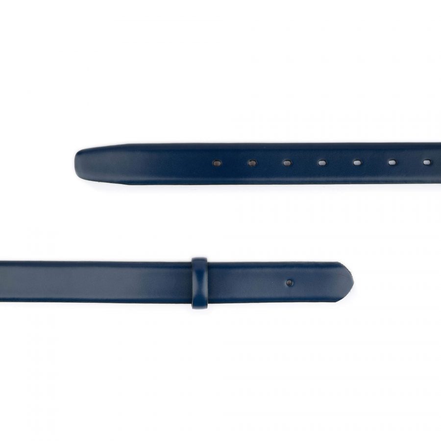 replacement blue leather belt straps for mens buckles 30 mm 2