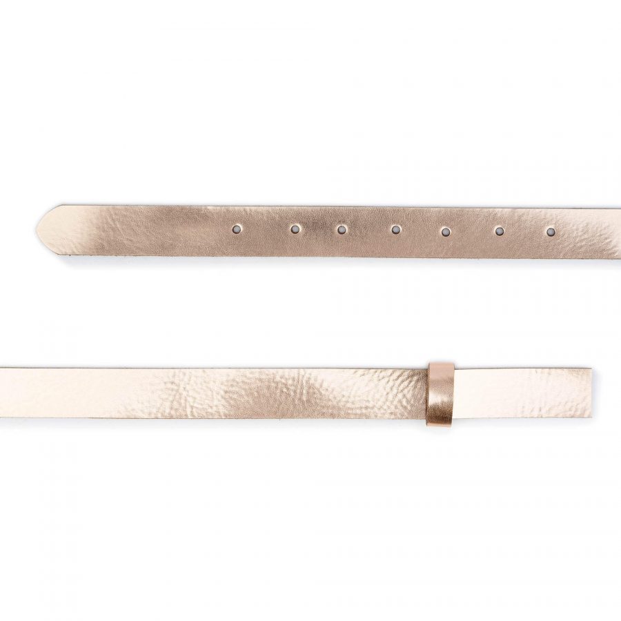 rose gold belt strap for buckles 2 5 cm replacement 2