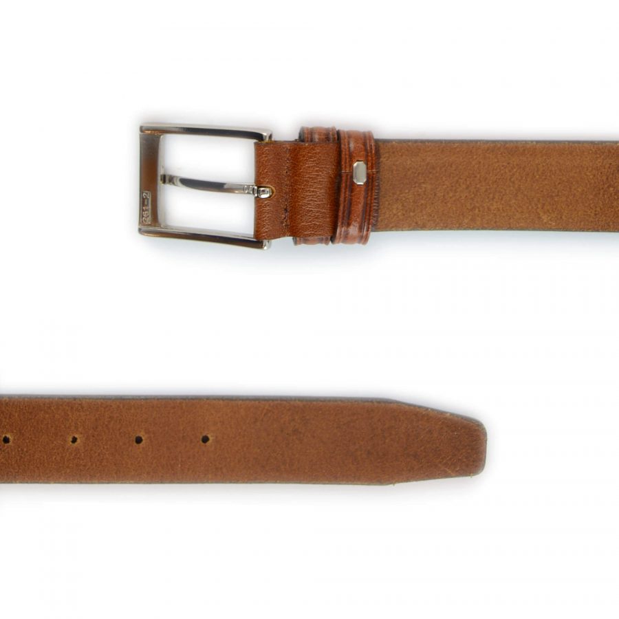 stylish jeans leather belt brown 351105 3