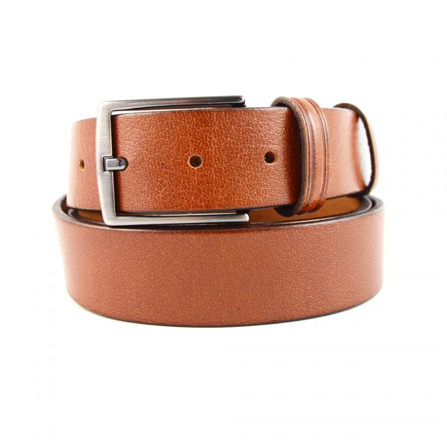 tan belt mens for jeans genuine leather 351055 1