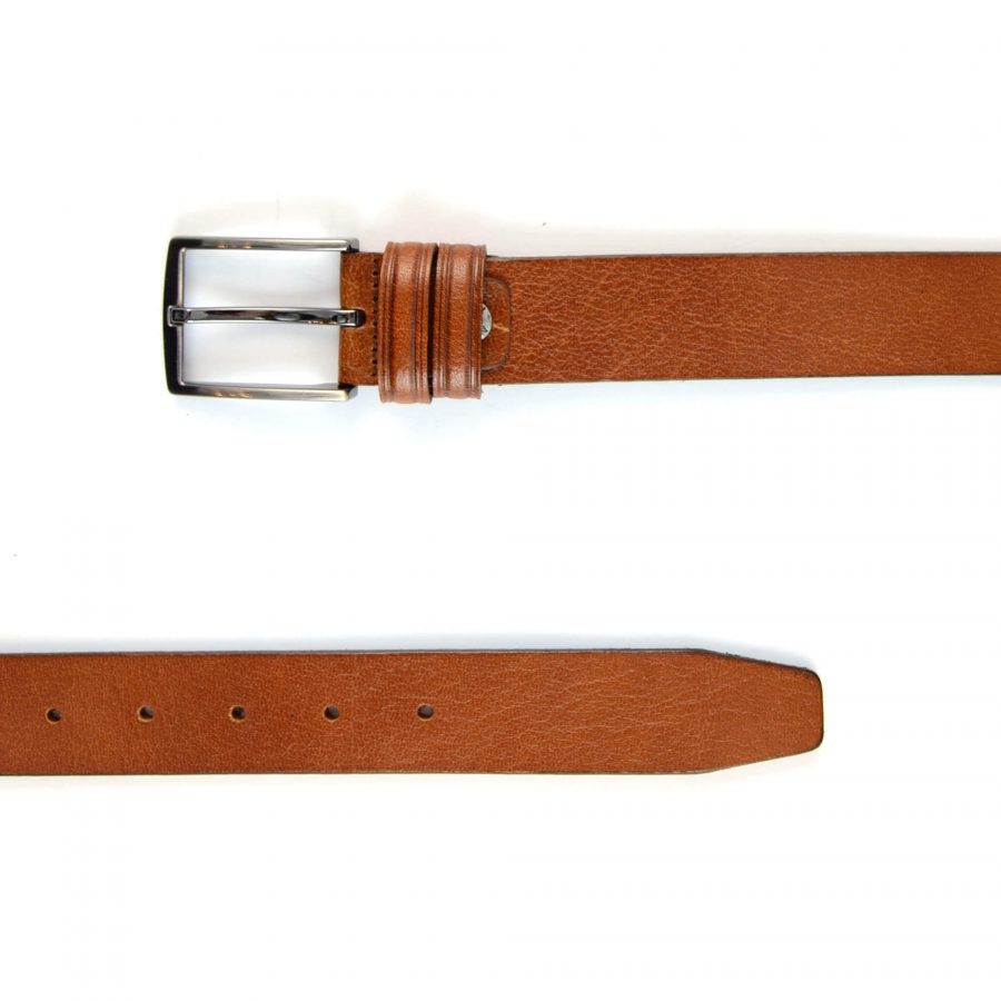 tan belt mens for jeans genuine leather 351055 2