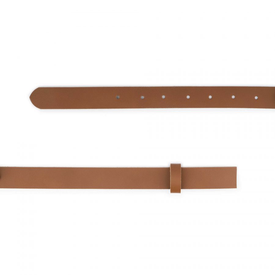 tanned belt strap for buckles 2 5 cm replacement 2